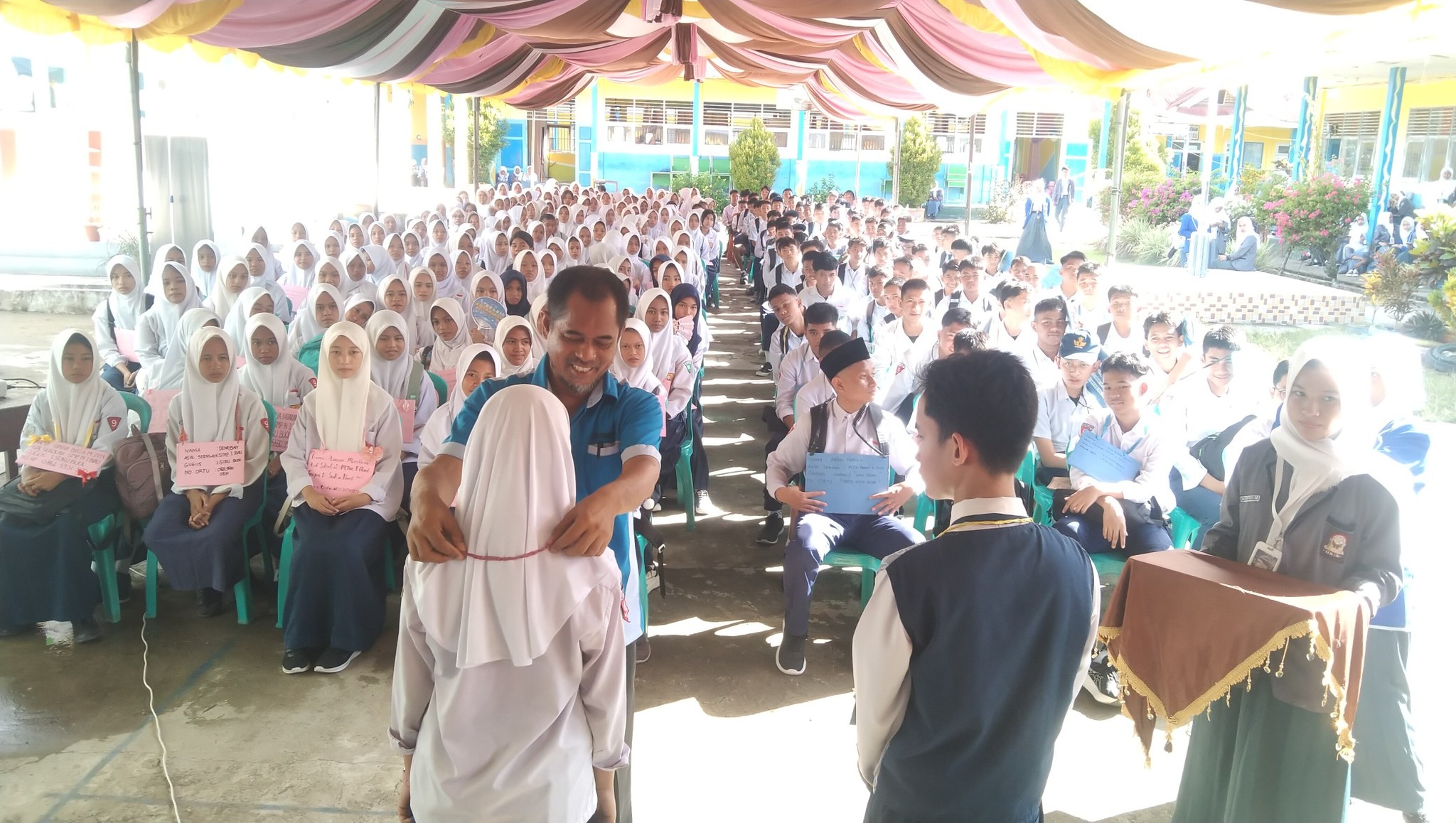 Pembukaan Kegiatan MPLS dan Sosialisasi Program Sekolah