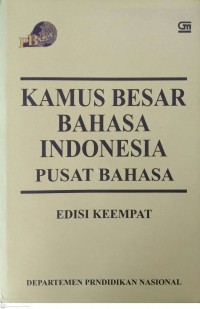 Kamus Besar Bahasa Indonesia Pusat Bahasa