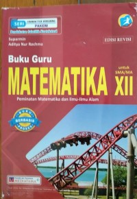 Buku Guru Matematika Peminatan XII