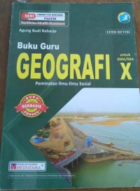 Buku Guru Geografi Peminatan X T.A. 2020