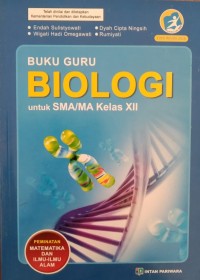 Buku Guru Biologi Peminatan XII T.A. 2018